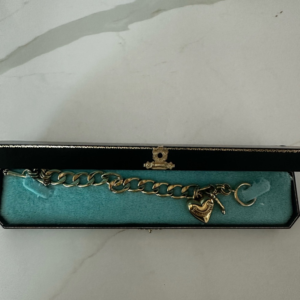 vintage juicy couture charm bracelet y2k